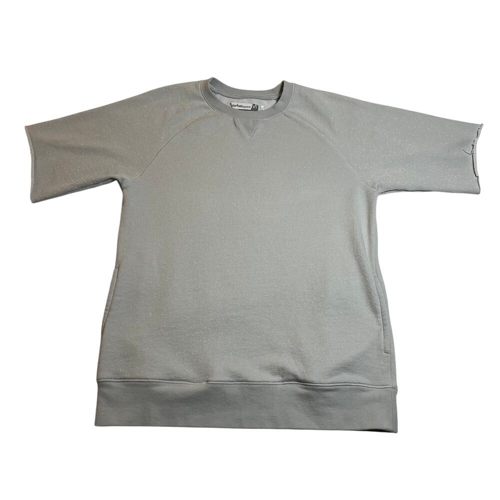 Colorfast Apparel Crewneck Short Sleeve Sweatshirt Size M Casual Athleisure